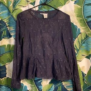 H&M lace top xs